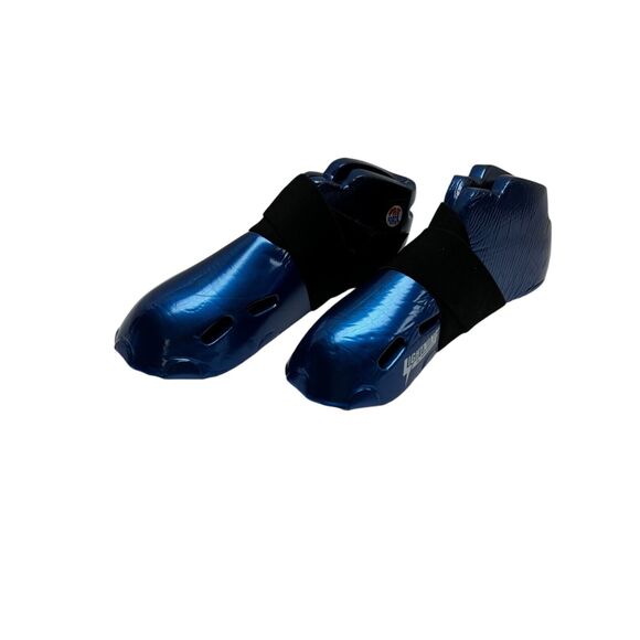 Lightning by Proforce Blue Sparring Gear Kicks 8 8.5 Foot Protection MMA Karate - Picture 2 of 9